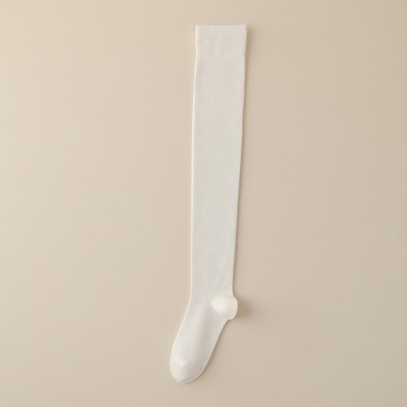 Simple, Comfortable and Soft Black Long Socks, Comfortable and Warm Knee-high Socks for Autumn and Winter