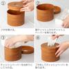 Axis Shaker Tissue Simple Wooden Tissue Black Box, Case, Handmade,