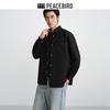 Peacebird Men's Business Casual Long Sleeve Shirt BACHG110E