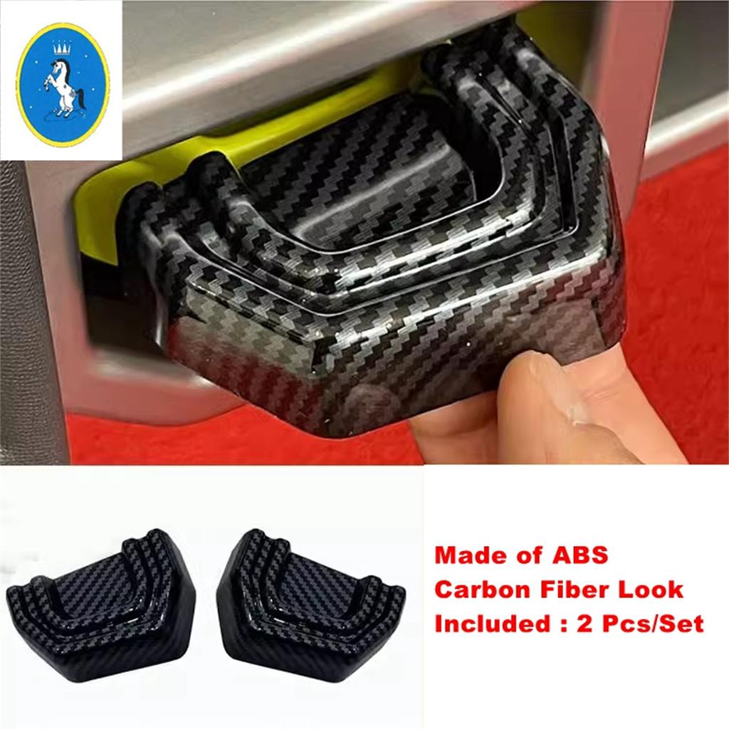 Car Trailer Hook Cover Modified Exterior Trim Off-road Stickers For Chery Jetour Traveller T2 2024 Carbon Fiber Accessories Carbon Fiber