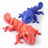 3D New Multi-joint Movable Simulation Eyes Printing Chameleon Figures for Home Accessories Kids Gift Living Room Decoration
