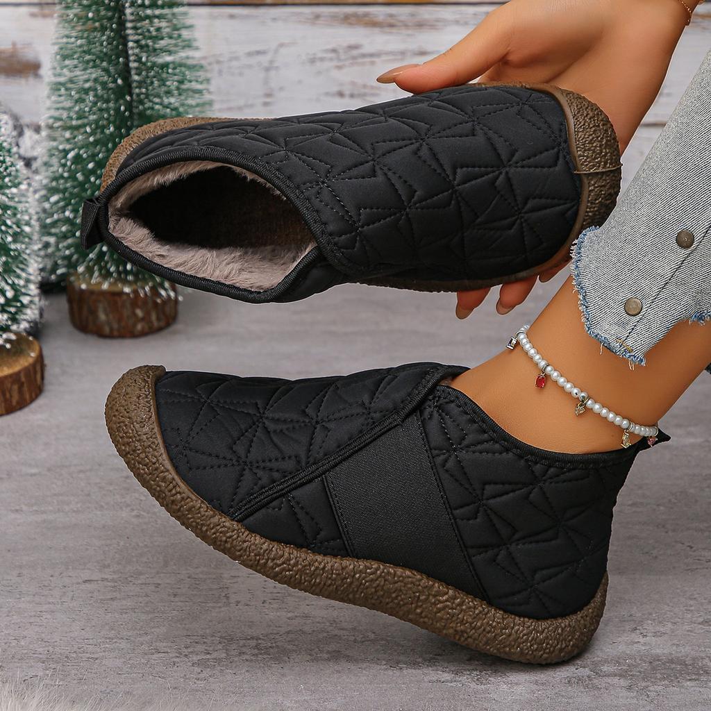 Warm Cotton Boots, Foreign Trade Winter New High-top Cotton Shoes, Soft Sole Non-slip, Piled and Thickened, Light One-pedal Leisure