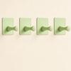 4pcs Amoichic Modern Wall Hooks, Easy‑Install for Bathroom & Kitchen, Ideal for Robes & Hats