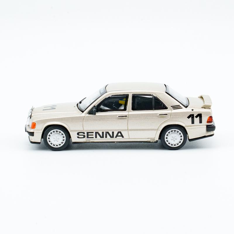 MINIGT 1:64 Mercedes Benz 190E 11 Ayrton Senna 1984 alloy car model 1076