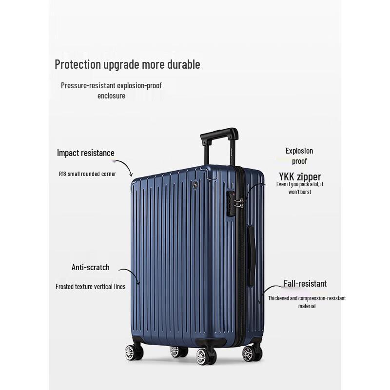 OIWAS Lightweight PC Hardshell Suitcase 26 inch