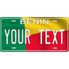 Benin Fahne Blechschild personalisiert wasserdicht Wanddeko Ornament