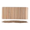 50 PCS Wood Bookmarks Unfinished Wooden Book Marks Hanging Tag with Holes and Ropes DIY Craft Proje