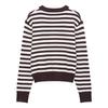 2025 Spring Women's Striped Knit Cardigan: Versatile, Casual, Round Neck