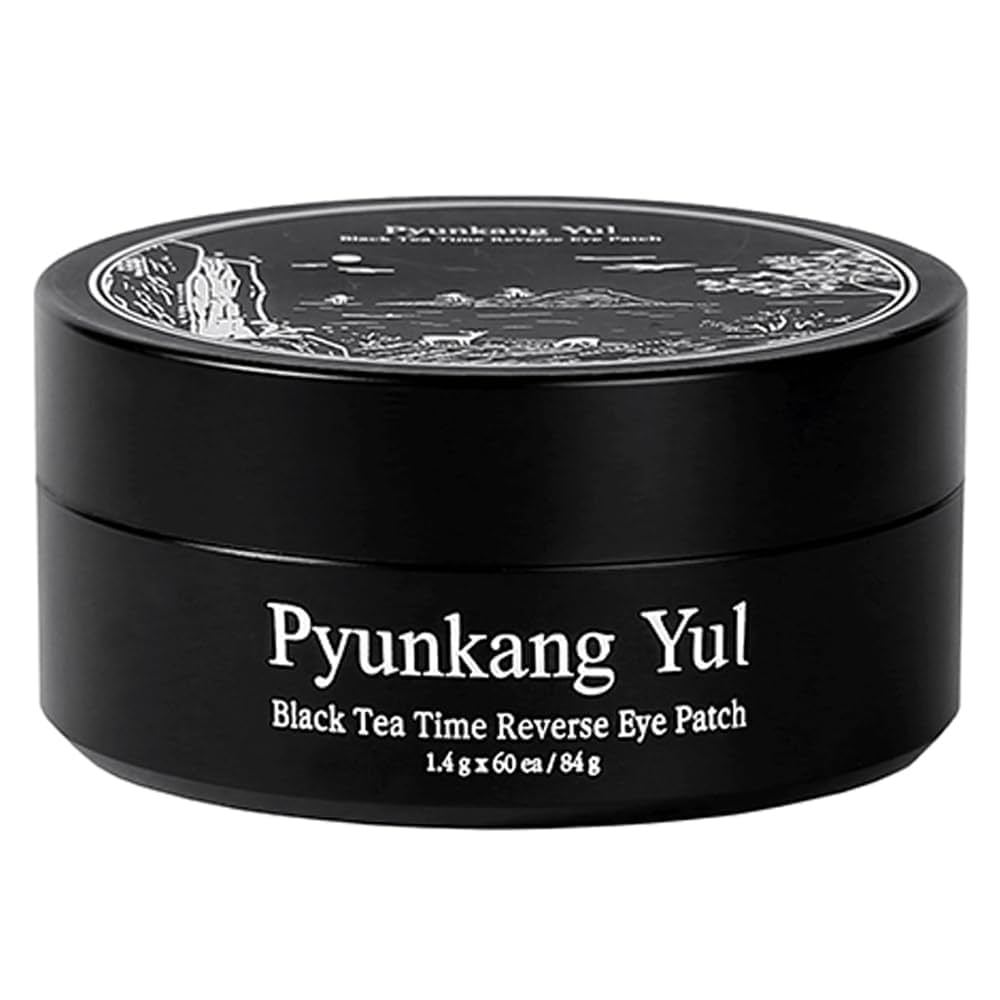 Pyunkang Yul Black Tea Time Reverse Eye Patch 1.4g X 60ea (84g), Anti-Aging, Moisturizing, Korean Cosmetics, Kbeauty