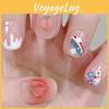 Cute And Trendy Peach Nail Stickers Small Medium And Large Sizes Suitable For Ladies