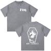 Forward Observations Group Skeleton Skull Vintage Washed Tshirt Men Clothing Fashion Gothic Oversized Casual T Shirt Streetwear