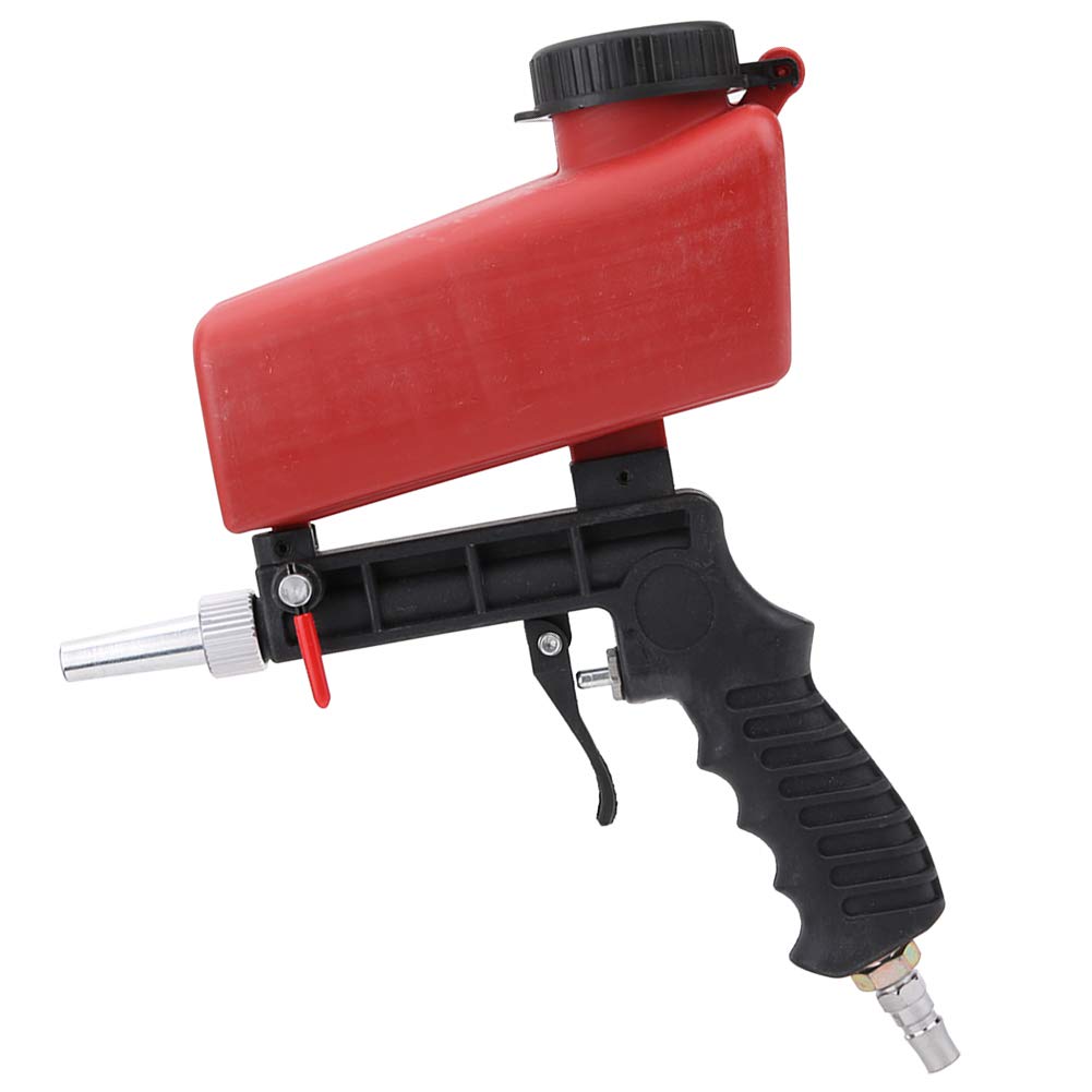 Akozon Pneumatic Sandblasting Handheld Sandblaster Small Blasting 90PSI Gun, Machine, Tool,