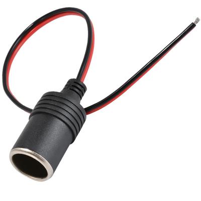 Car Lighter Socket Adapter, 12V Power Outlet Connector, Vehicle Charging Mother Cable, Universal Auto Accessory