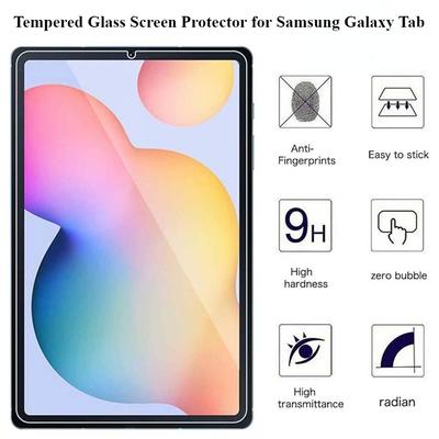 1PC/2PC/3PC Tablet Tempered Glass Screen Protector for Samsung Galaxy Tab A6 T580 S6 Lite P610 A8 X200 A 8.0 T290 A7 Lite T220 S5E T720 NOT Soft Film