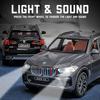 1/24 BMW X5 Alloy Car Model Diecast Car Sound Light Car Lovers Collection Kids Birthday Gift Metal Boys Toys Fashionable Ornaments