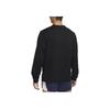 Nike Track Club Letter Print Crew Neck Pullover Quick-Dry Casual Long Sleeve T-Shirt Men Tops Black FB6828-010