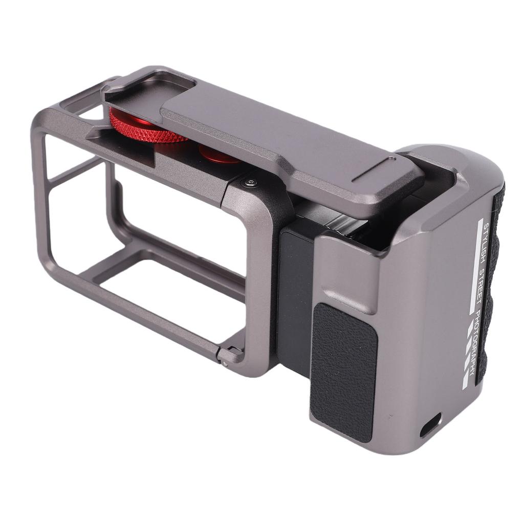 Grip Kit Fit for DJI Osmo Action 5 Pro 4 3 Camera Metal Street Photography Handle with Cage Shutter Key 1 4 Inch