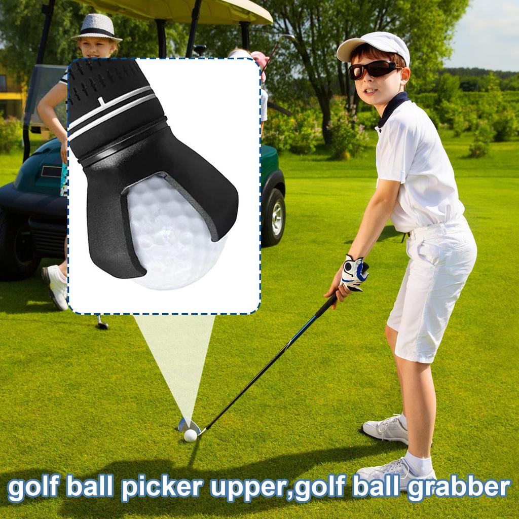 Mini Pick Up Golf Ball Picker Upper Claw Put On Putter Grip Sport Training Accessories Retriever Claw Sucker Tool For Golf Sport
