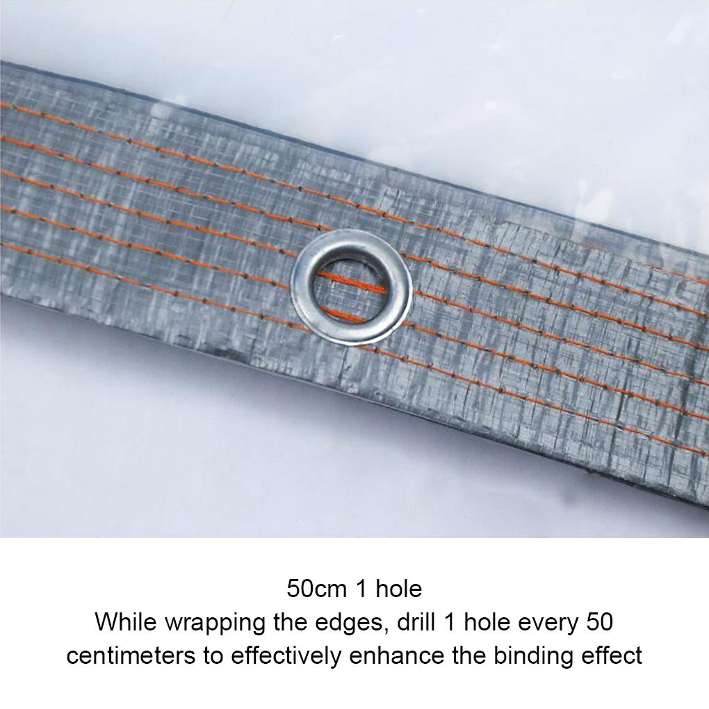 Prelată transparentă rezistentă la ploaie, robustă și durabilă, pentru capacul de protecție din plastic pentru plante de grădină