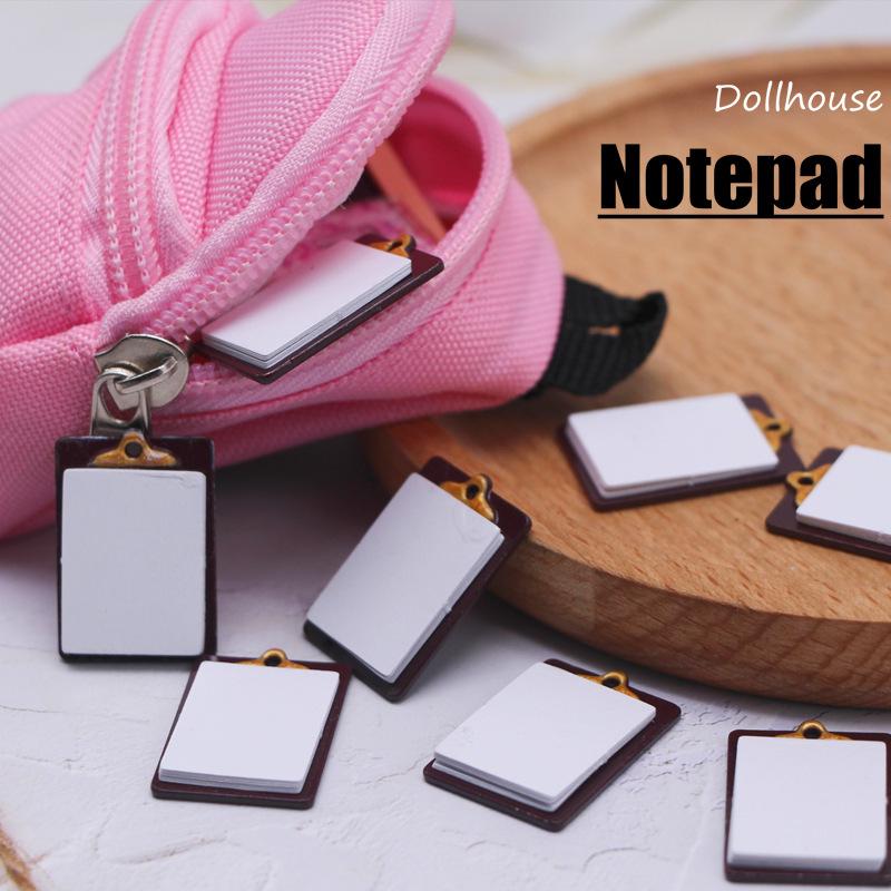 Miniature Dollhouse White Paper Writing Board for BJD Dolls