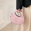 Fashi Women Shoulder Bag Armpit Bag Design Underarm Bag Pleated Saddle Bag Solid Color Messenger Bag Purse Handbags