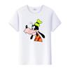 Fashion Cartoon Goofy Goof Clothes Oversized T-shirt Summer White Tees 90S Tops Harajuku Blouses Tshirt Unisex