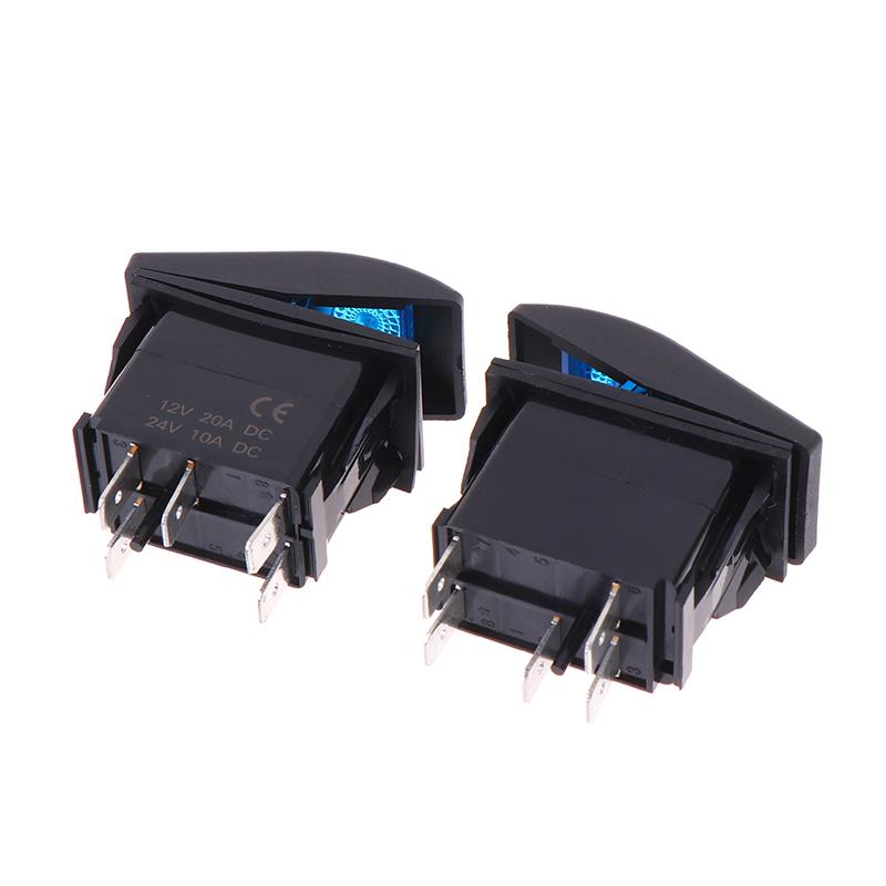 5Pin Car Switch Boat Truck Light Toggle Switch Waterproof 12V/24V Bar Style Toggle Rocker Reverse Rear Light Switch