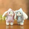 Plush Bunny Keychain With Movable Joints For Kids And Collectors