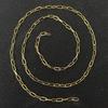 KC Gold Long Necklace Chains Iron Bulk For DIY Jewelry Findings Making Materials Accessories