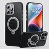 Applicable To Apple 16 Mobile Phone Case, Carbon Fiber Bracket, Magnetic 360 Ring, iPhone17Pro Anti-drop Mobile Phone Case.