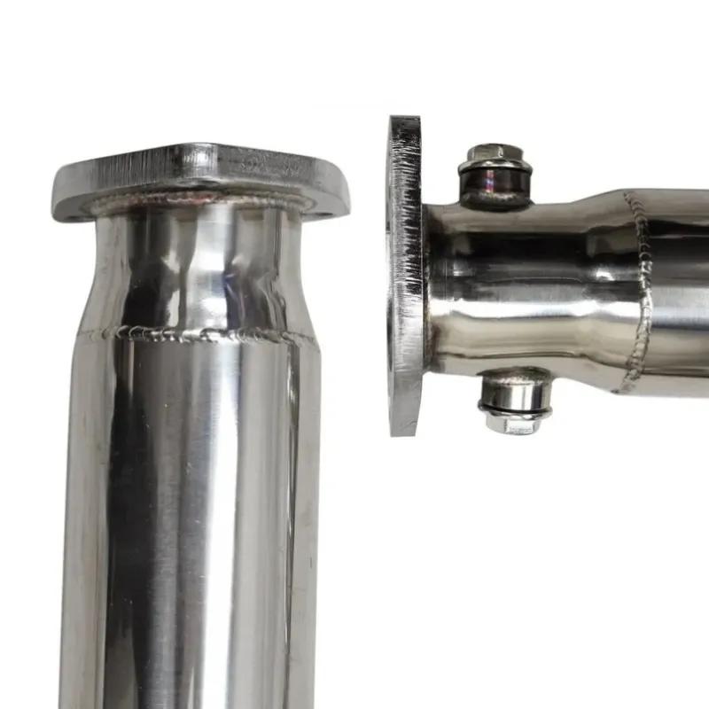 MT001029 52083496 Stainless Steel Exhaust Header For Nissan Altima VQ35DE V6 3.5L 2002-2006 Manual Models Sliver