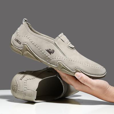 New Shoes for Men Leather Casual Shoes Outdoor Trend Leisure Sport Shoes Man Slip-on Loafers Sneaker 38-48