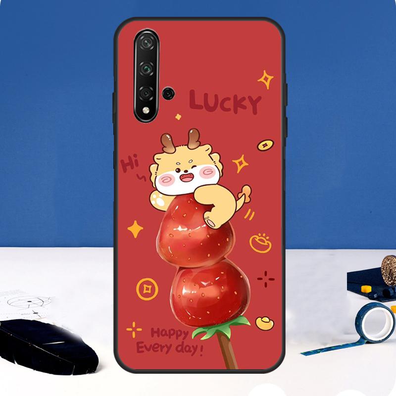 2024 New Year Dragon Rich Cover For Huawei Nova 10 9 SE 11i 8i 7i 3i Y90 Y91 Y70 Y60 Y61 5T P30 P60 Pro P40 Lite Case