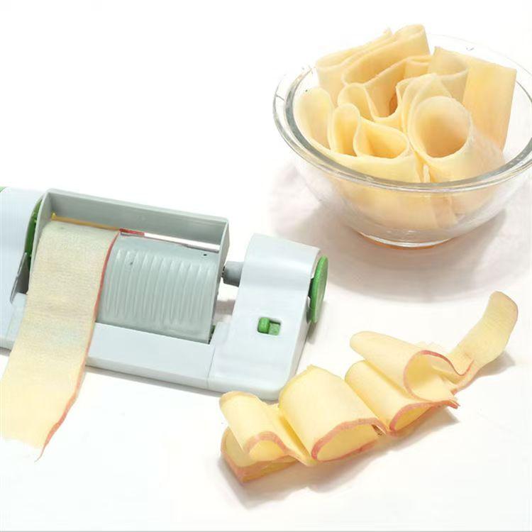 Household Peeling Apple Pear Radish Roller Knife Kitchen Gadgets Vegetable Slicer Salad Hot Pot Kung Fu Potato Chip Mold Tools