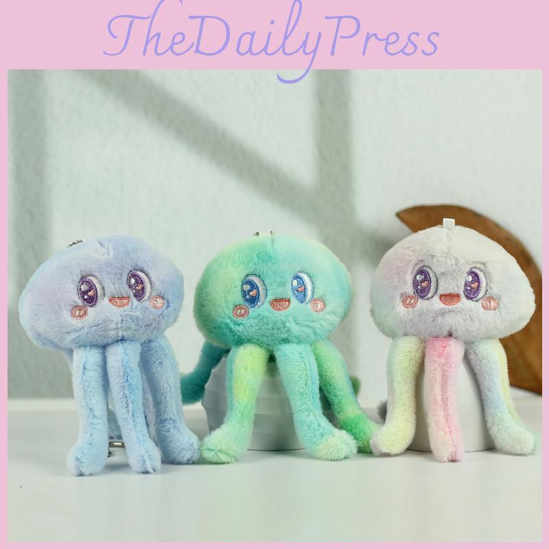 Soft Ultra Luxurious Plush Octopus Keychain Ideal For Collectors And Plush Toy Enthusiasts