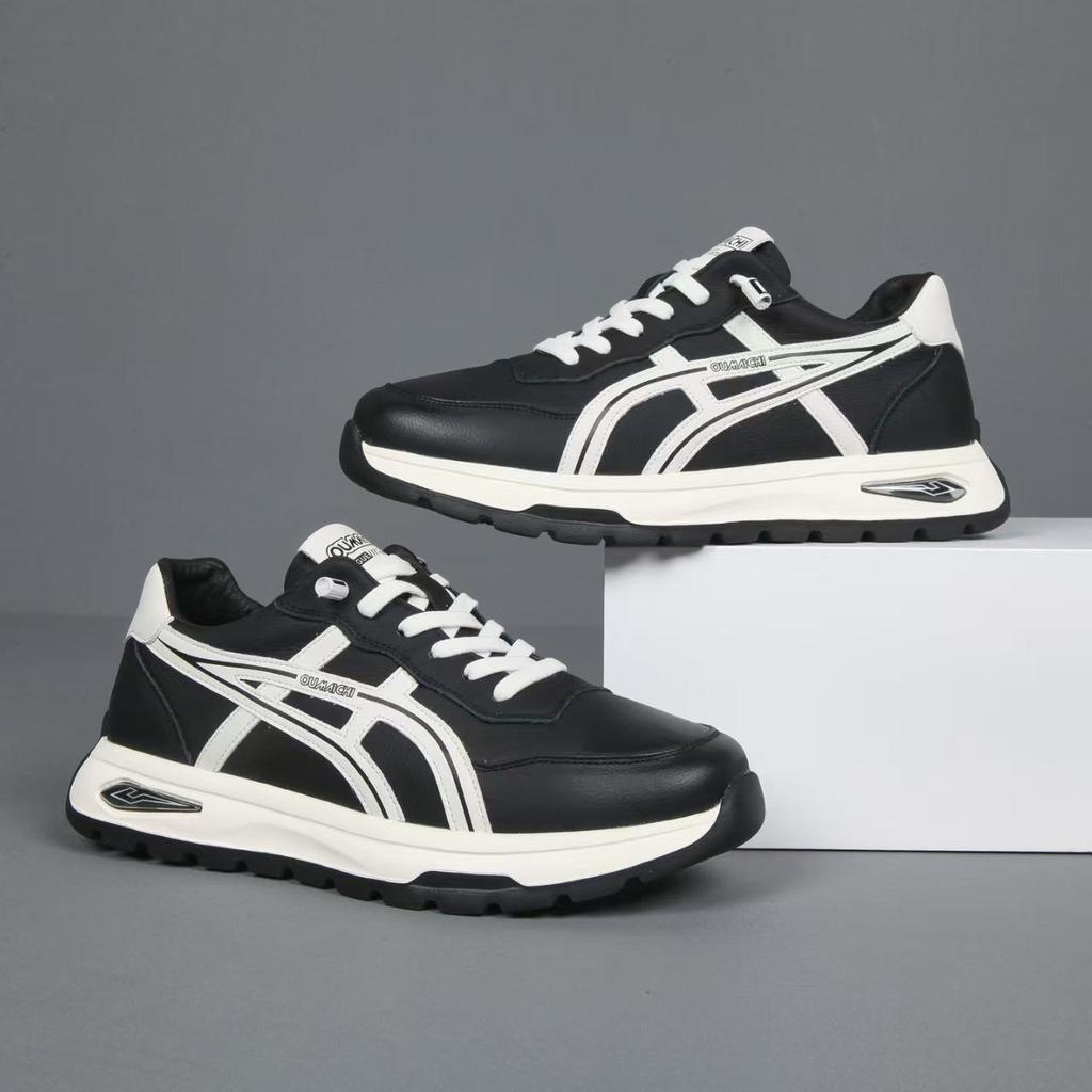 Men's Trendy Casual White Sneakers 2025 - Autumn Fashion Versatile Youth Sports Shoes