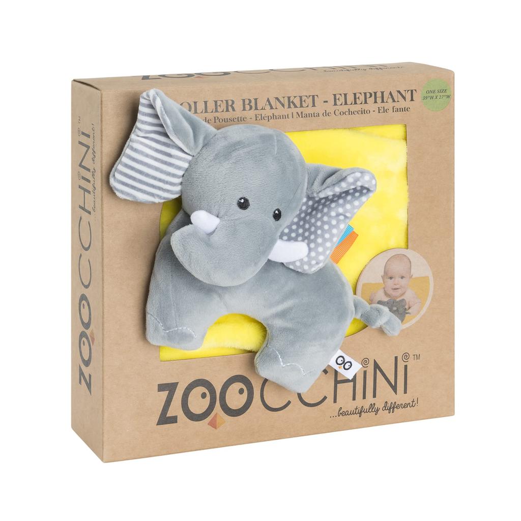 Zoocchini Maskottchen-Decke Ellie der Elefant 1 Decke Babydecke Japanisch - - - [Authentisches Produkt]
