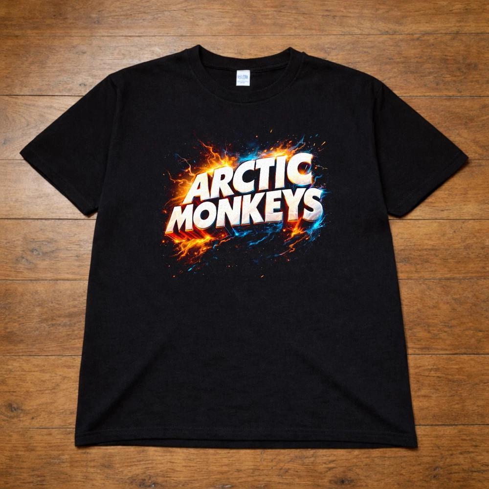 Arctic Monkeys Band T Shirt Indie Rock Graphic Tee Adults Kids 2XL