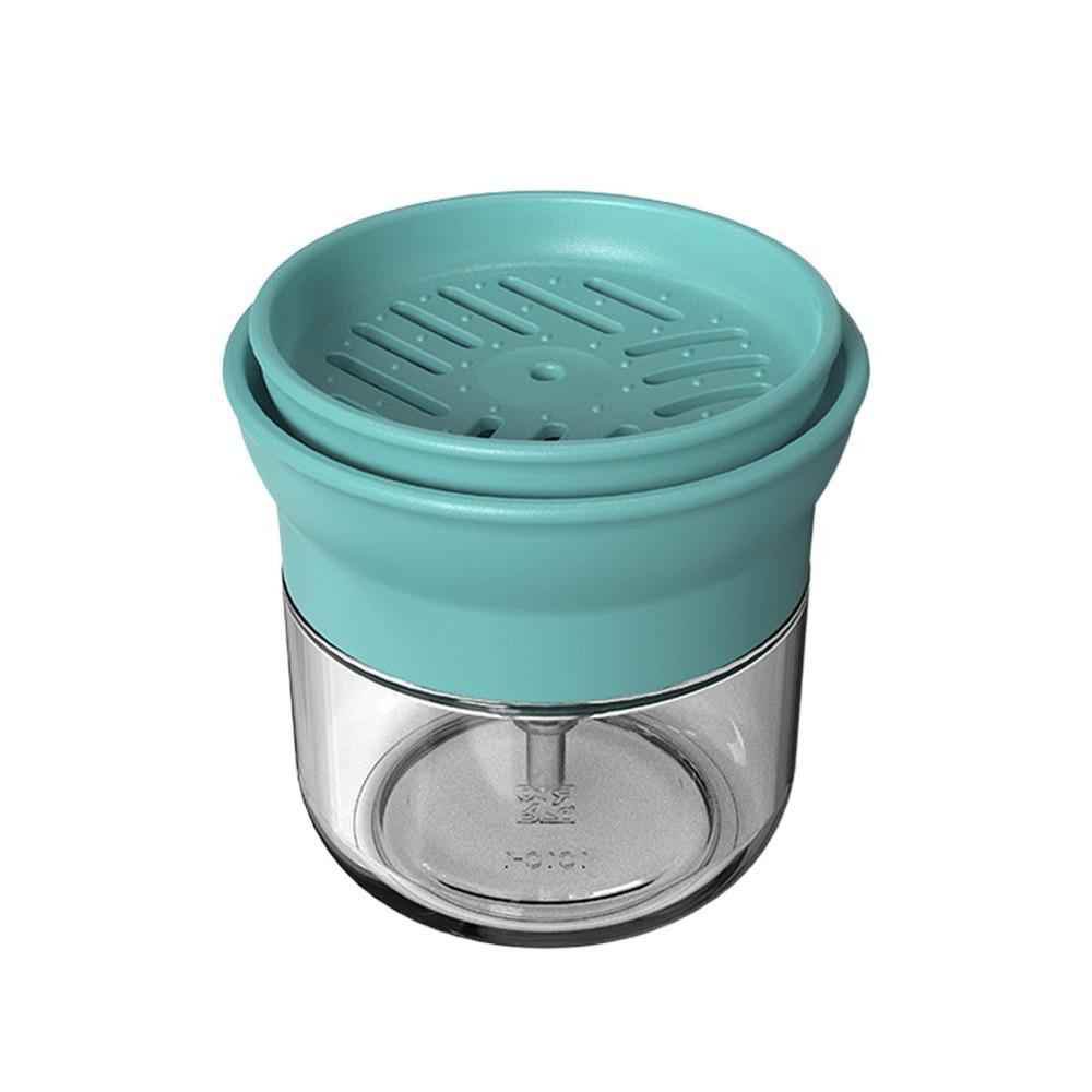 280ML Scrubbing Liquid Detergent Dispenser Pump Design Press Type Soap Box Kitchen Tool