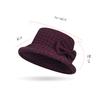 Autumn Winter Fisherman Hat Thick Woolen Middle-Aged and Elderly Hat Warm Cotton Hat Basin Hat