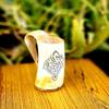 Viking Horn Mug Warrior Hand Engraved Authentic Beer Horn Mug Best Gift For Loves Once