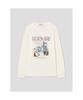 8SECONDS Graphic Long Sleeve T-Shirt Ivory