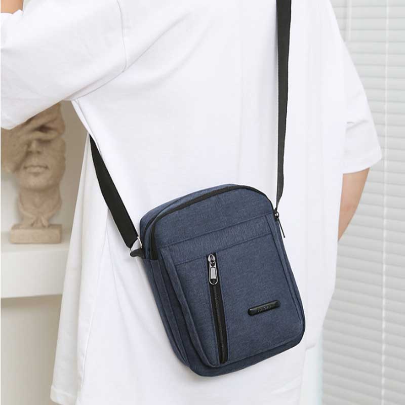 Borsa a tracolla sportiva da uomo in tela Versatile Regolabile Adatta per abbigliamento da lavoro e casual Perfetta per i viaggi Borse a mano Bolsa