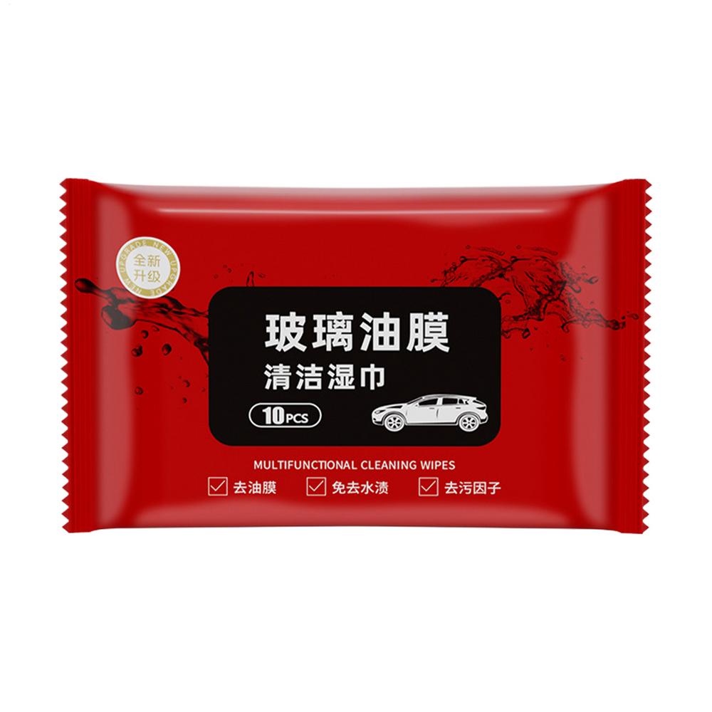 Car glass oil film removal cleaning wipes decontamination rainproof oil film remover wet wipes Windshield Oil Film Cleaner