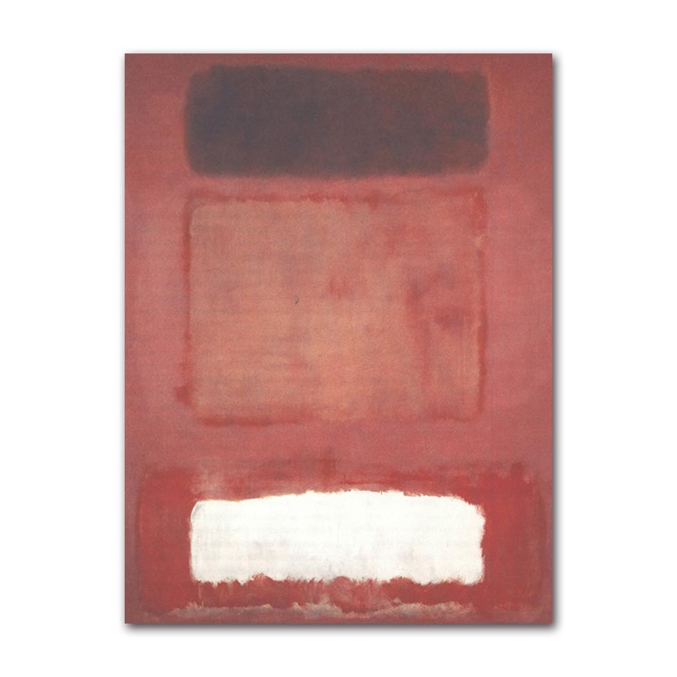 Famoso Poster di Opera d'Arte Astratta Colorata di Mark Rothko Pittura su Tela Arte Moderna da Parete Per Galleria Soggiorno Decorazione Casa