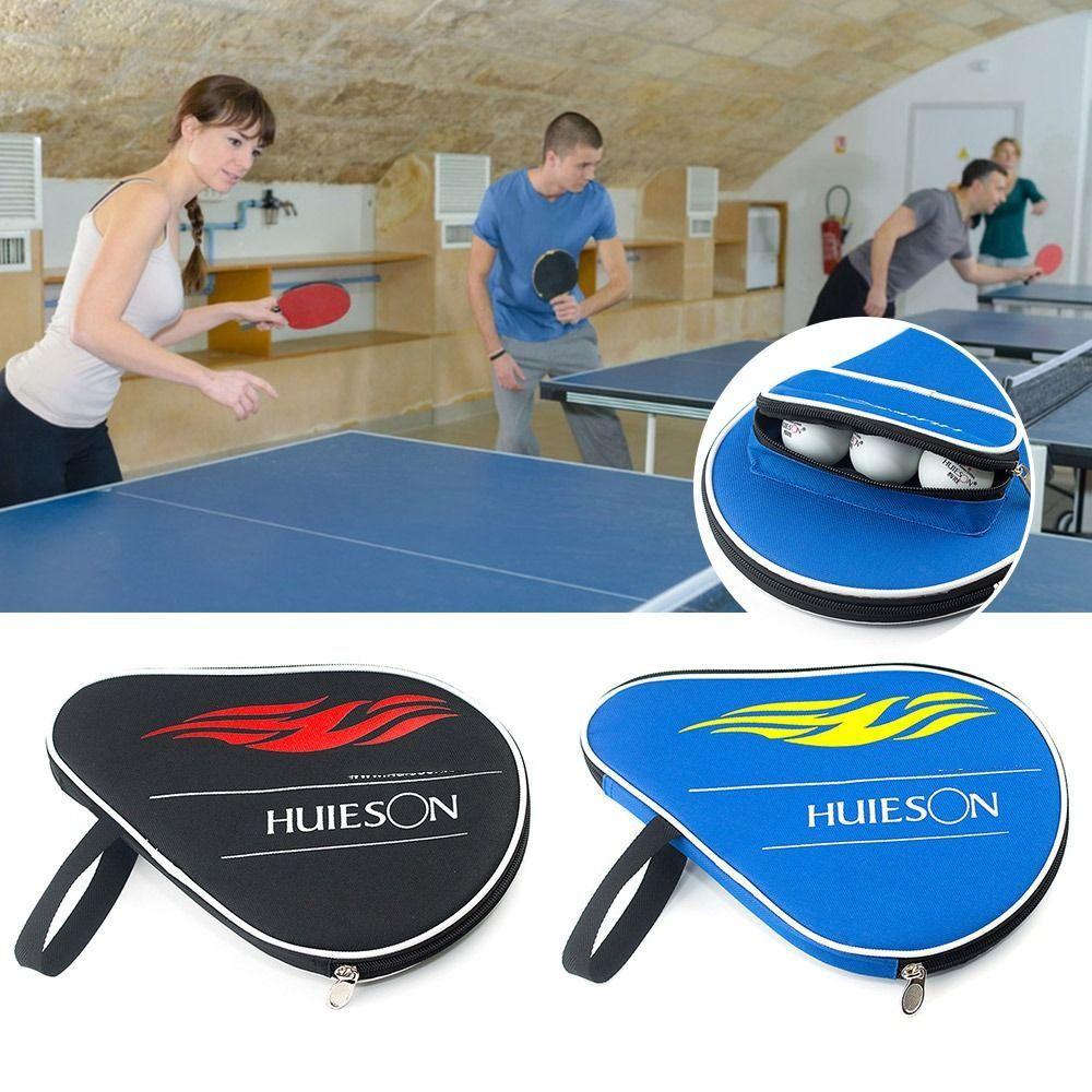 

Oxford Cloth Table Tennis Rackets Bag Calabash Shape Ping Pong Storage Bag Ping Pong Rackets Case синий