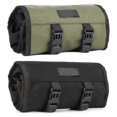 Motorcycle Motorbike Saddles Bag Tool Organizer Bag Roll Up Tool Pouch Motor Handlebar Bag Motor Working Accessories