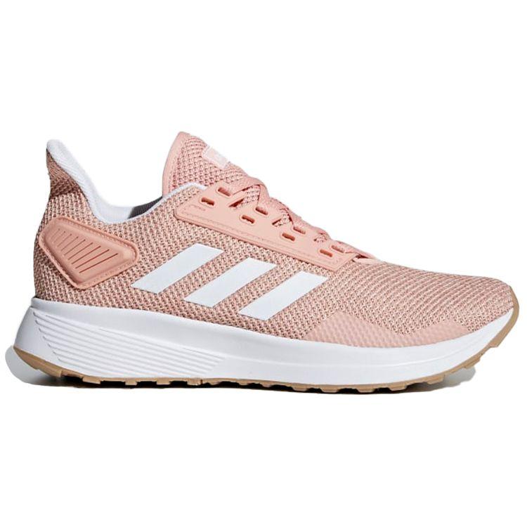 Adidas Duramo 9 Daily Fabric Non-Slip Low-Top Marathon Running Shoes Women Sneakers Pink White F34759