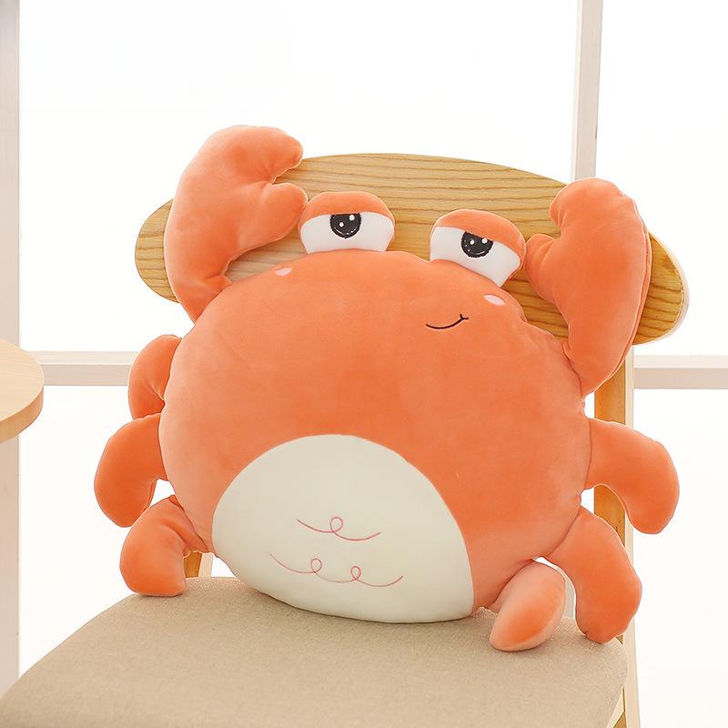 Crab Pillow Cushion Pillow Backrest Cushion Sofa Living Room Car Office Car Headboard Cute Bed Sleeping on Bed