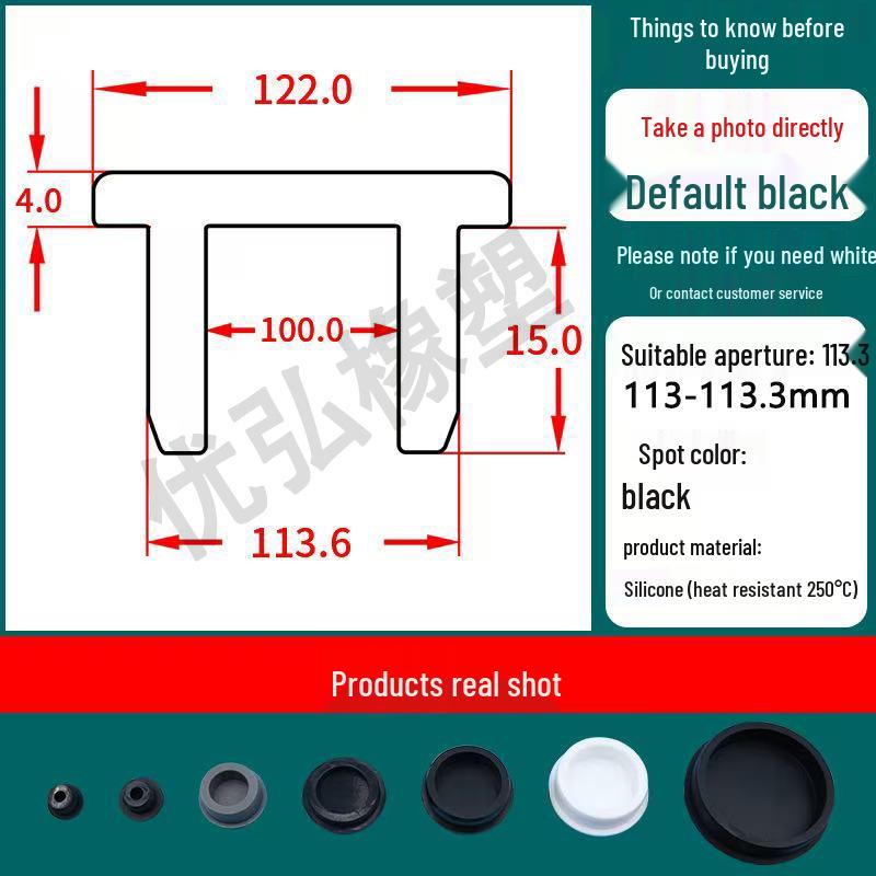 Silicone T-Shape Waterproof Sealing Plug for Round Holes